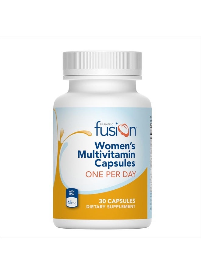 Bariatric Fusion One Per Day Bariatric Multivitamin with Iron for Women | Easy to Swallow Capsule | Bariatric Vitamin for Post Gastric Bypass and Sleeve | 30 Count | 1 Month Supply - Image 1