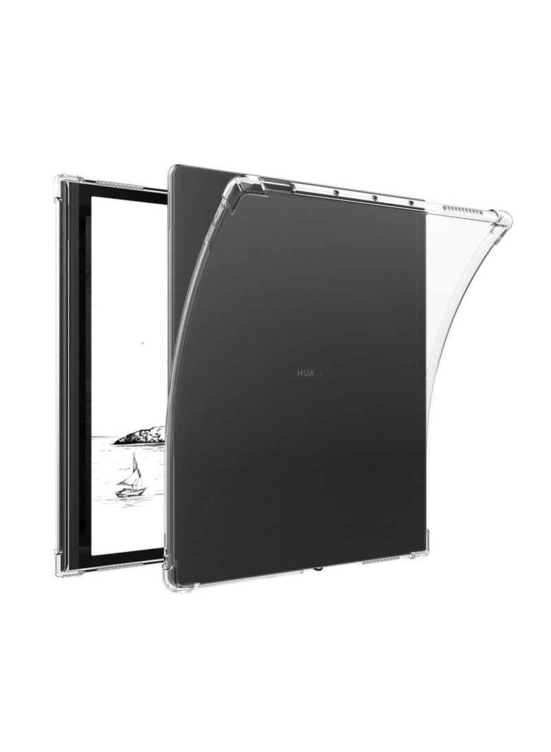 general Transparent Case Compatible with Huawei MatePad Paper 10.3, 4-Corner Airbag Drop Resistant Shock Resistant Transparent Case, Soft TPU Shockproof Protective Case - Image 1