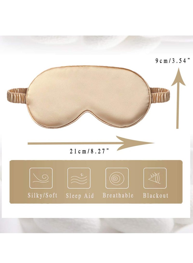 KASTWAVE Silk Fabric 3D Contoured Cup Eye Mask  - Image 3
