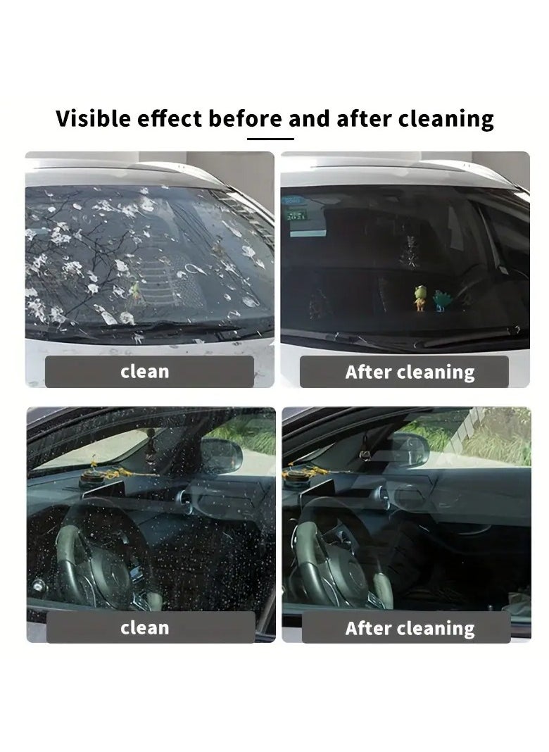 Rozino ROZINO Automotive Glass Cleaning Cream - Stain Remover, Anti-Fog & Rain Repellent for All Car Windows  - Image 5