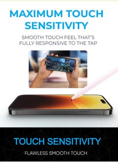 IAF For iPhone 16 Pro Max (2024) Anti-peeping 9H Privacy Full Screen Tempered Glass Privacy Tempered Glass Screen Protector - [1Pack]  - Image 5