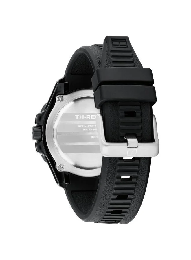 Tommy Hilfiger  Stainless Steel & Black TR90 Quartz Basic Watch for Men | Best Price UAE