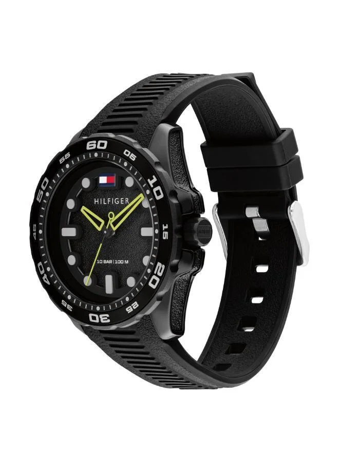 Tommy Hilfiger  Stainless Steel & Black TR90 Quartz Basic Watch for Men | Best Price UAE