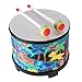 Ubblove Floor Tom Drum for Kids 8 inch Percussion Instrument Music Drum with 2 Mallets for Baby Children Special Christmas Birthday Gift Black - Image 4