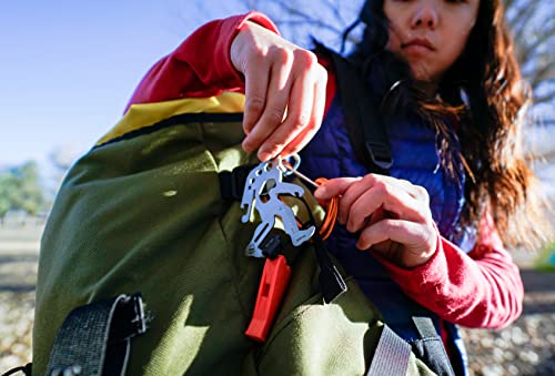 ust tool-a-long multi-tool carabiners with durable, compact stainless steel construction for hiking, kayaking, camping, travel and outdoor survival, asquatch - Image 3