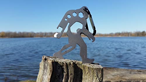 ust tool-a-long multi-tool carabiners with durable, compact stainless steel construction for hiking, kayaking, camping, travel and outdoor survival, asquatch - Image 5