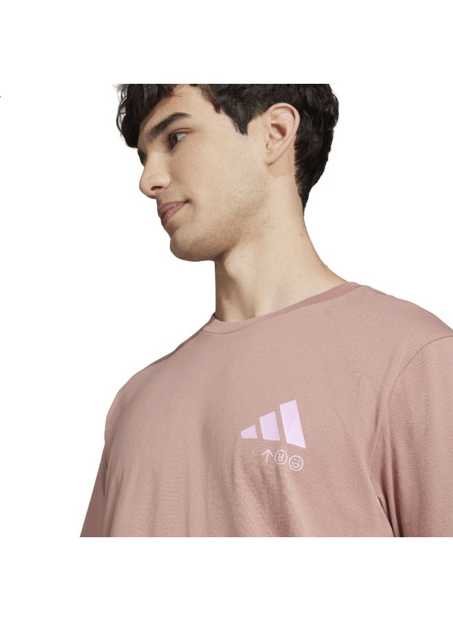 Adidas adidas lounge verbiage fos men graphic t-shirt  - Image 5