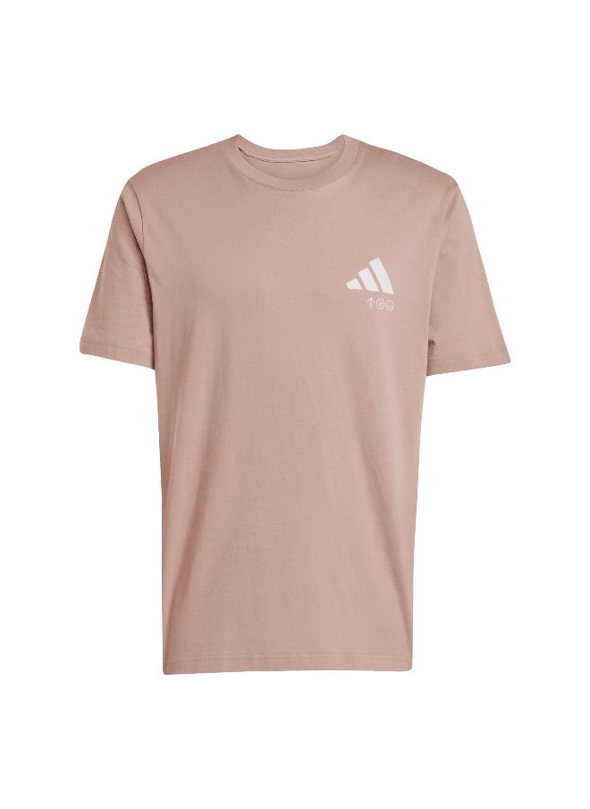 Adidas adidas lounge verbiage fos men graphic t-shirt  - Image 1