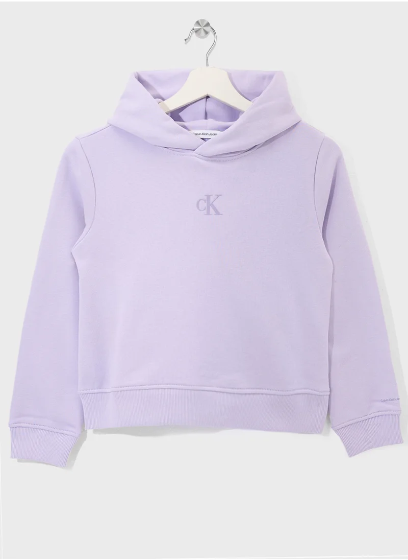 كالفن كلاين جينز Youth Logo Hoodie
