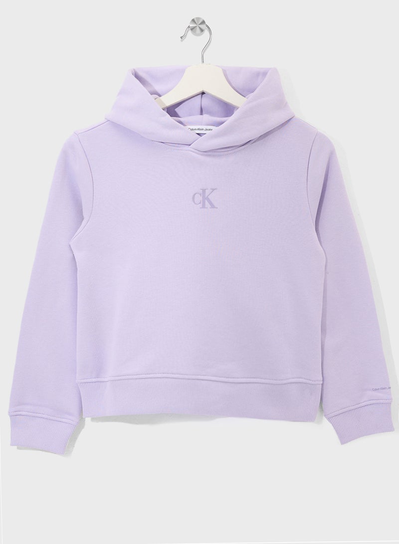 Calvin Klein Jeans Youth Logo Hoodie - Image 1