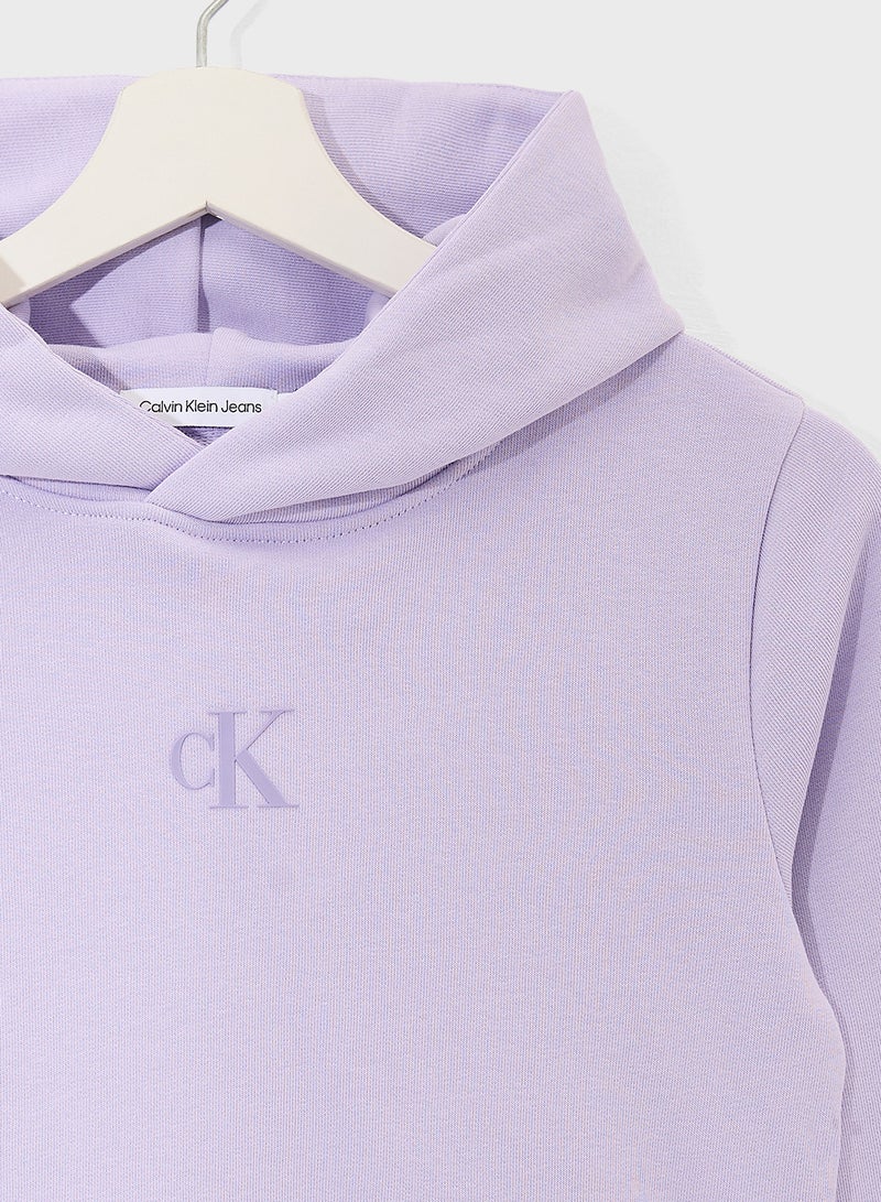 Calvin Klein Jeans Youth Logo Hoodie - Image 3