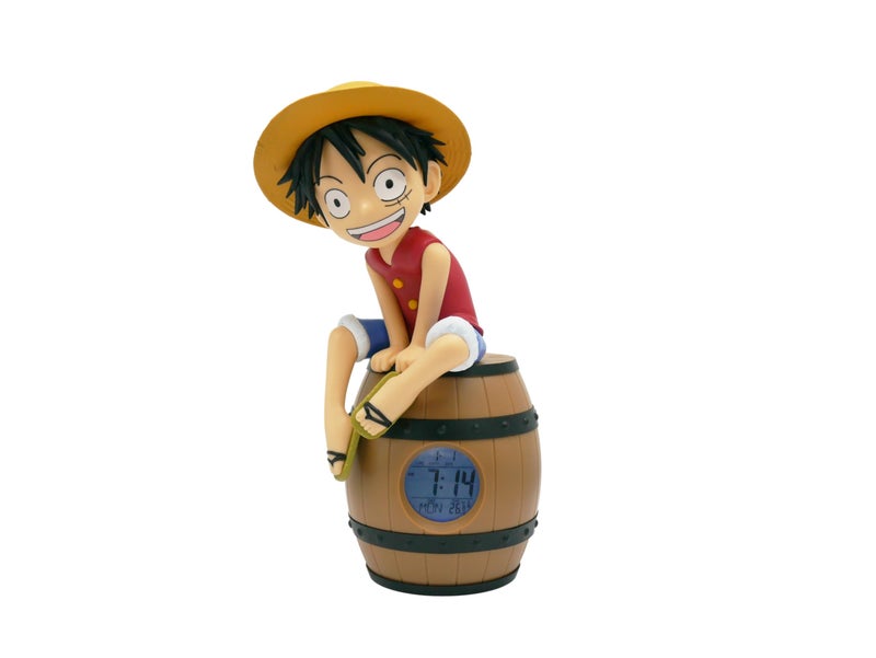 TEKNOFUN Official Licence One Piece Luffy Barrel OP Alarm Clock with Collectable Figure for Child 811644 - Image 2