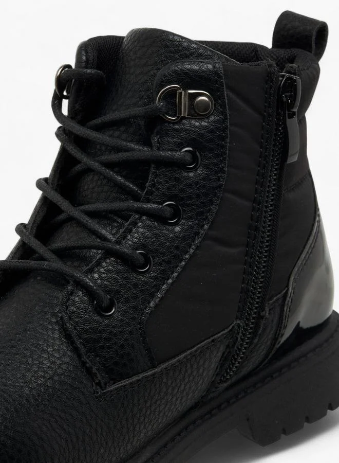 Flora Bella By Shoexpress BLACK Girls Zipper Boots for Women | Best Price UAE