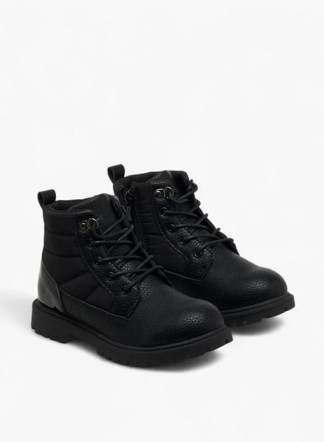 Flora Bella By Shoexpress BLACK Girls Zipper Boots for Women | Best Price UAE