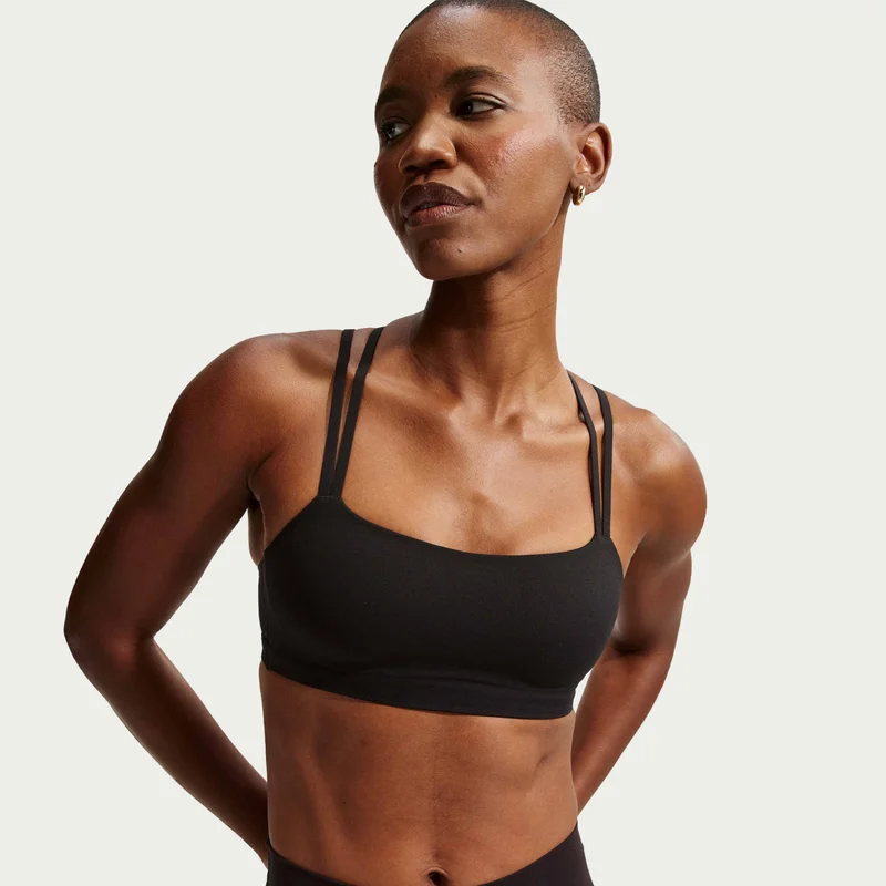 Nike Women's Zenvy Dri-FIT Strappy Light-Support Training Sports Bra