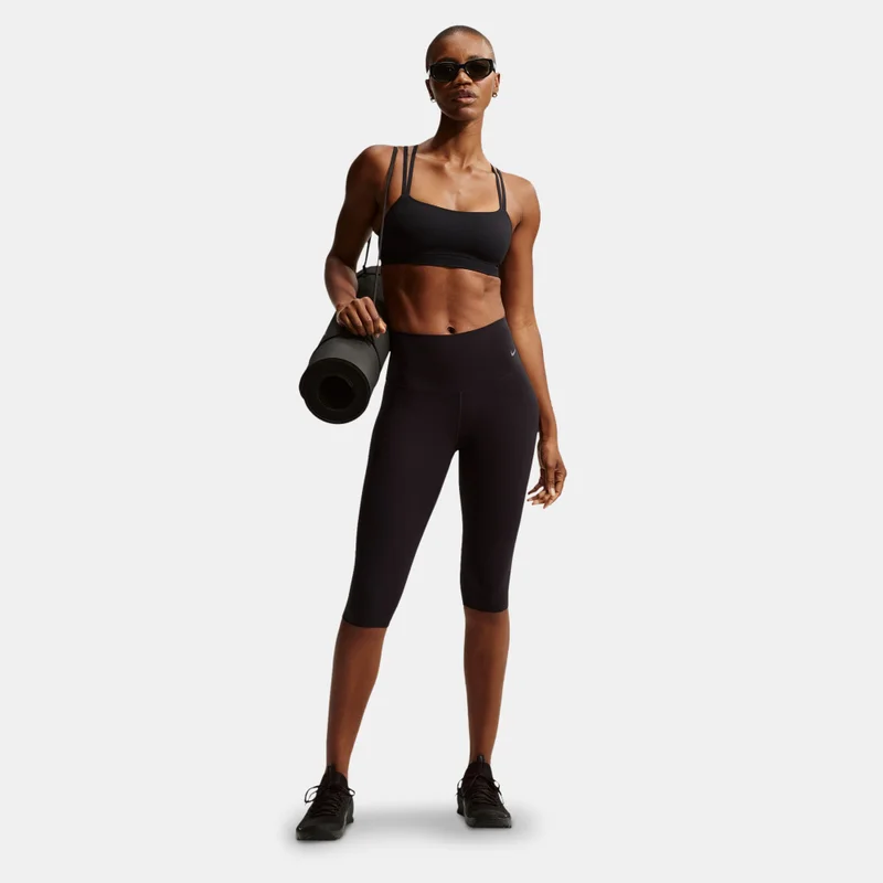 Nike Black Women's Zenvy Dri-FIT Strappy Light-Support Training Sports Bra for Women | Best Price UAE