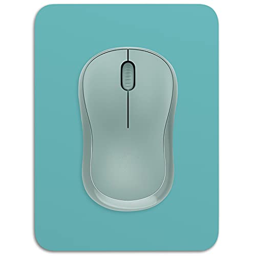 Dapesuom Small Mouse Pad, 6 x 8 Inch Thick Rubber Premium-Textured Non-Slip Portable & Washable Mini Mouse Mat for Women Men Wireless Laptops Keyboard Tray Gaming Work Computer Travel, Malachite Green - Image 1