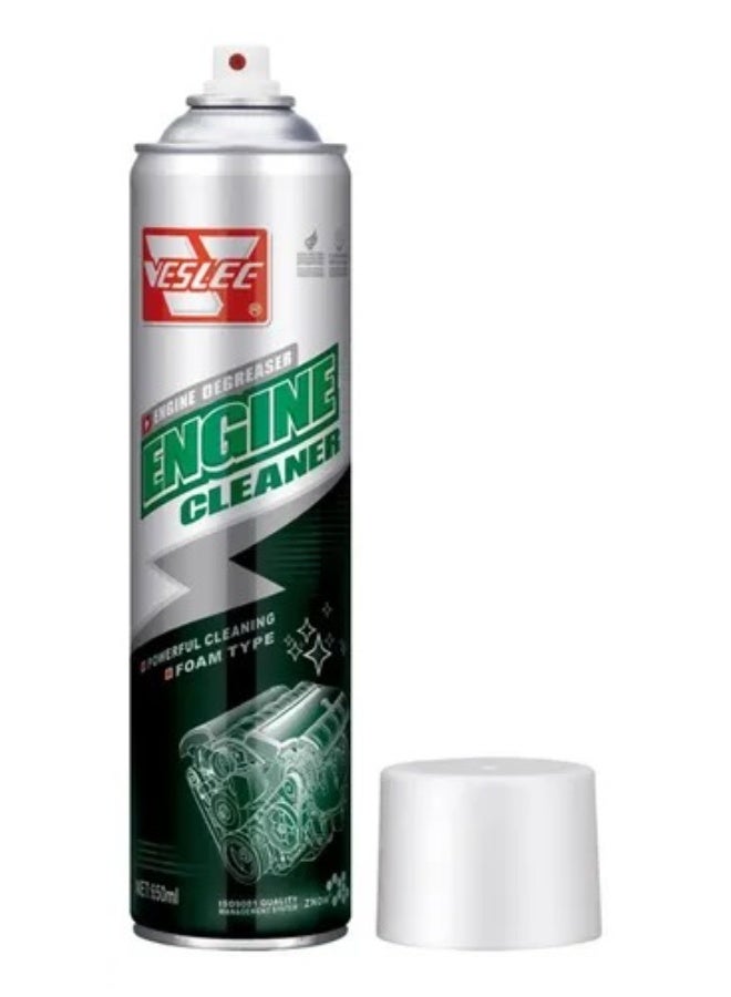 VESLEE Engine Cleaner Spray 650ml – Heavy Duty Engine Degreaser Foam Cleaner