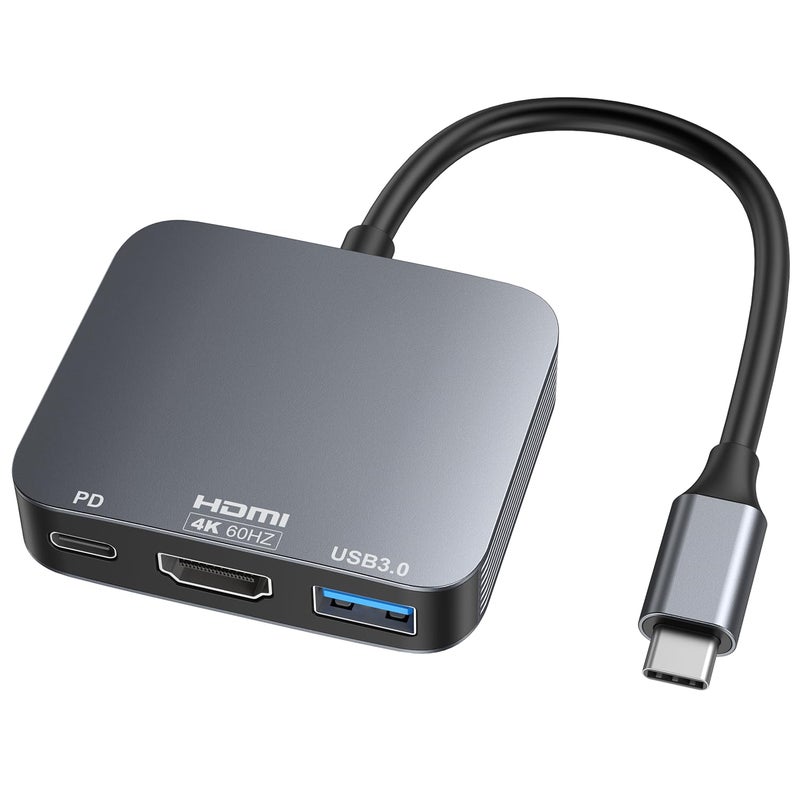 Vilcome USB C to HDMI Adapter4K60HZ Vilcome HDMI to USB C Adapter Multiport with USB Type C PD USB 30 Port Compatible for MacBook ProAir iPad ProAir Dell XPS iPhone 15 ProMax Android and More - Image 2