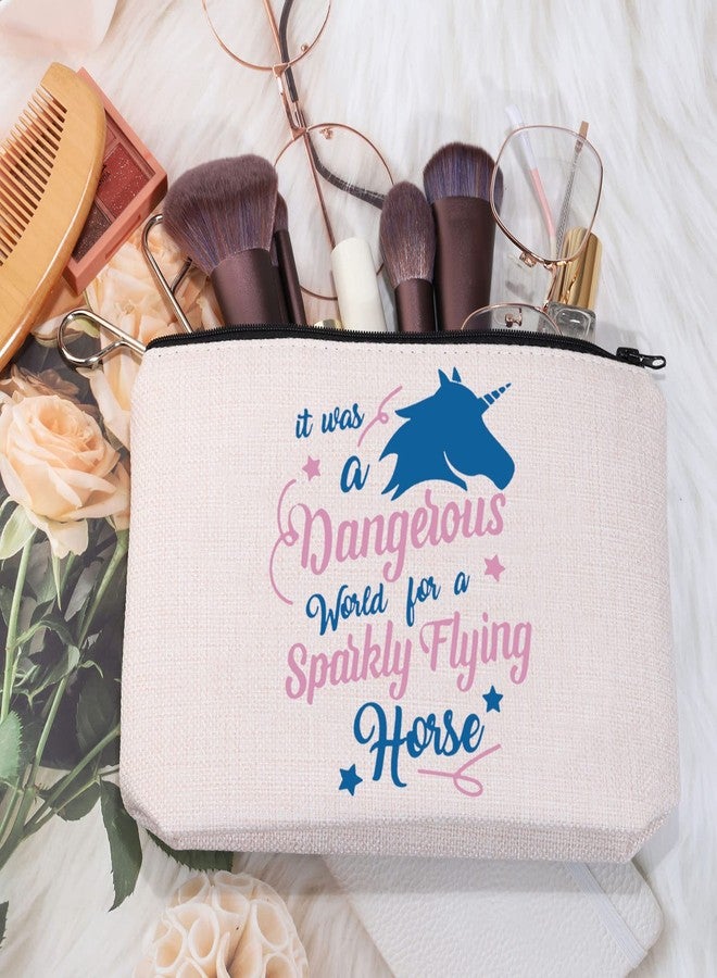 MEIKIUP Keeper of the Lost Sylveny Inspired Gift Book Lover Cosmetic Bag Organizer Pouch KOTLC Gift Bookish Gift Reader Gift (Flying Horse Bag) - Image 2