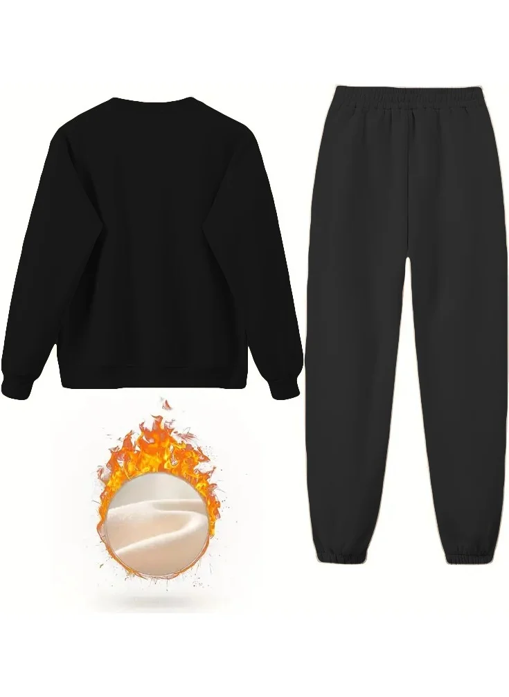 دوغ فش Tracksuit Brooklyn Printed Plus Size Bottom Top Set
