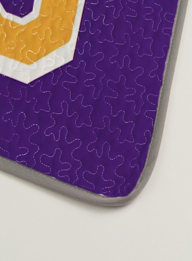 Allenjoy Twin Size Purple Warriors Quilt Bedspreads Basketball Legends Bed Set Bedding Coverlet Fabric Washable with 1 Pillowcase SC00296-007 - Image 3