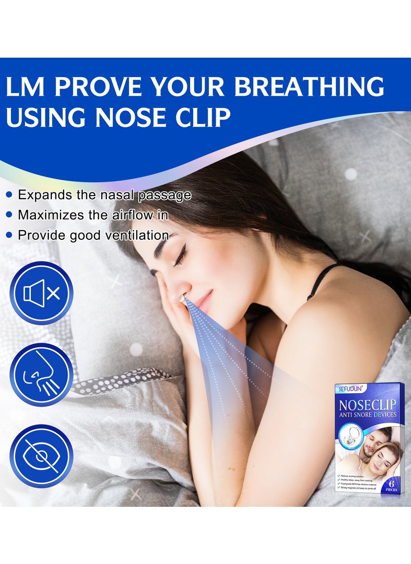 Sefudun Noseclip Anti Snore Devices for Prevent Snoring and Relieve Breathing Difficulties  - Image 2