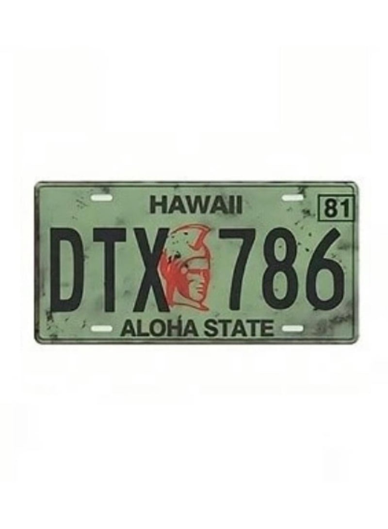 Generic Classic design car metal license plate for decoration  - Image 1