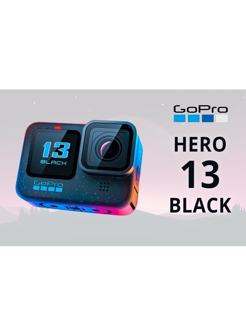 جو برو كاميرا HERO13 Black - كاميرا أكشن مقاومة للماء مع فيديو بطيء الحركة 8x، بدقة 27 ميجابكسل مع أداء محسّن، HDR، مستشعر صور 1/1.9 بوصة، بث مباشر، كاميرا ويب، تثبيت صورة HyperSmooth 6.0 - Image 3