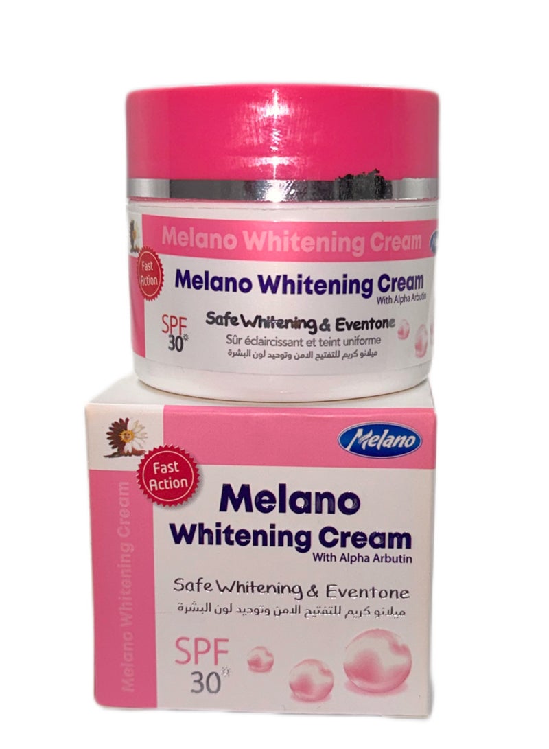 MELANO Safe Whitening Cream And Unify Skin Tone 50 gm - Image 2