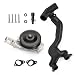 Riyhch Water Pump Engine Oil Cooler Inlet Connector Water Pump Outlet Thermostat Crossover Pipe Tube Compatible with Land Rover LR4Range RoverRange Rover Sport 20102013 for 50L V8 Only - Image 2