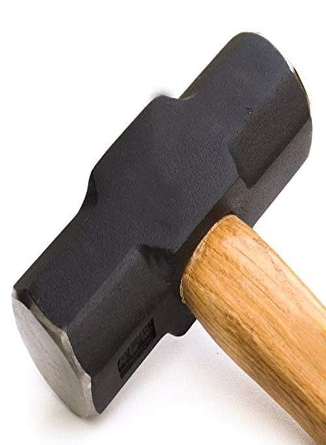 AGAM Sledge Hammer with Wooden Handle, Heavy Duty Steel Head, 2 LB, for Construction & Demolition - Image 3