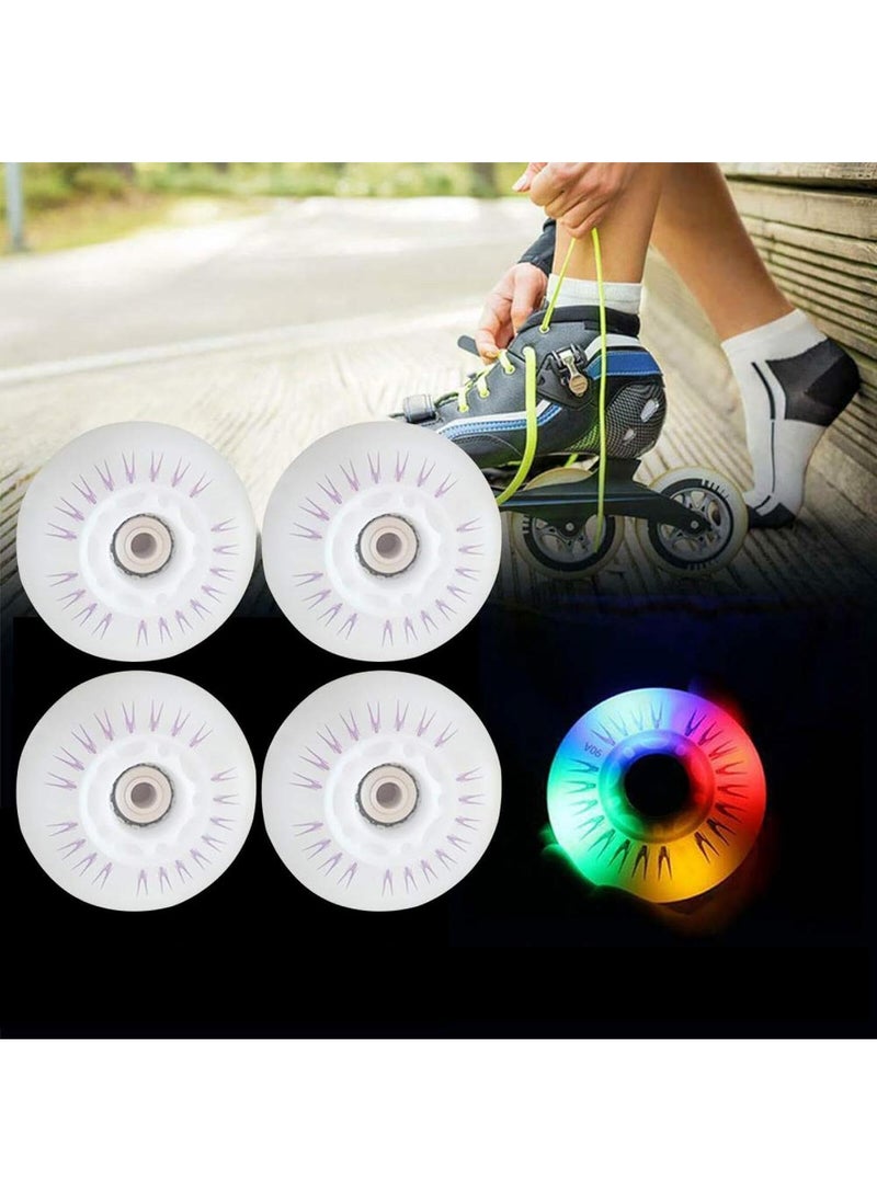 Y&D - 70mm Colorful Luminous Wear Resistant Flash Skate Wheels 4 Pack - Image 1
