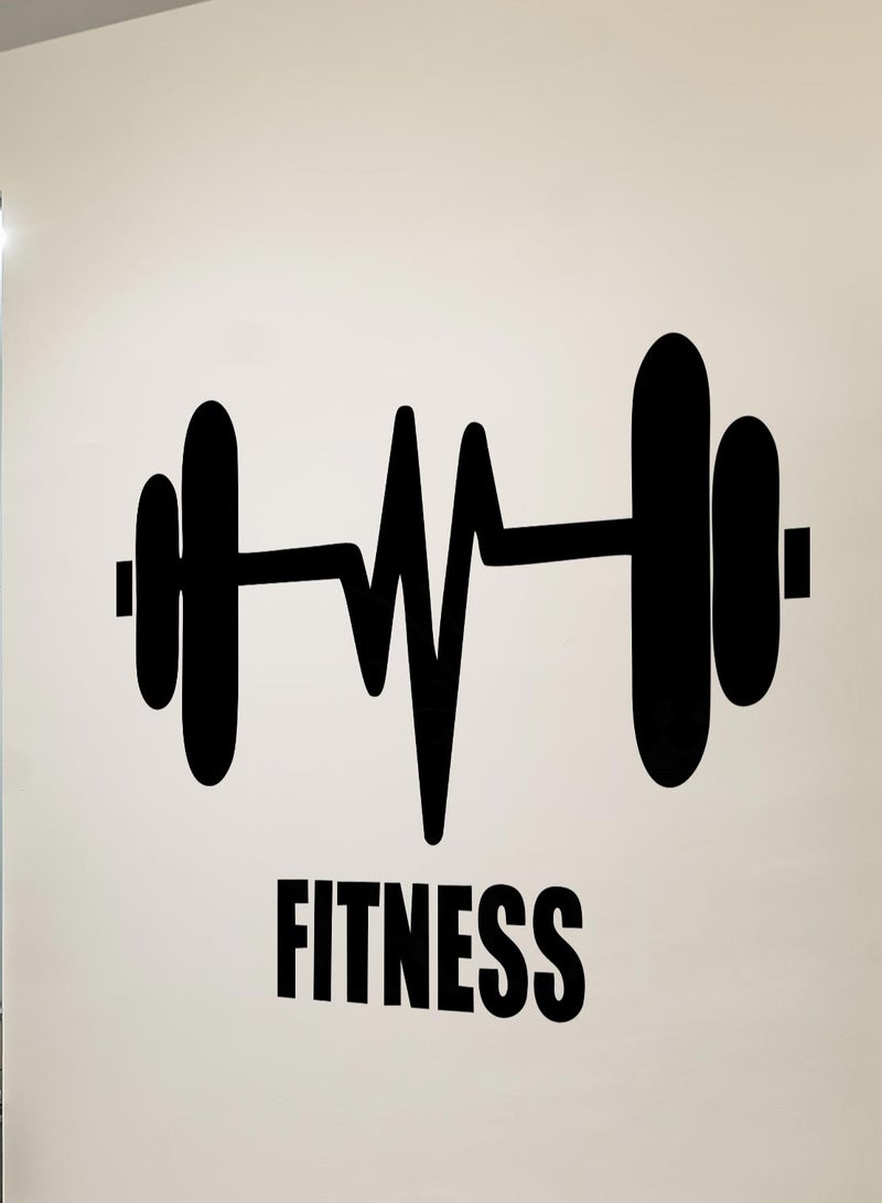 Droplyte Fitness Wall Stickers Vinyl Self Adhesive Wallpaper For Livingroom Bedroom - Image 1