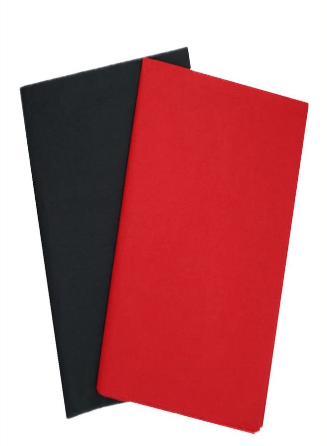 MORANTI Red Black Bulk Tissue Gift Wrapping Paper 30 Sheets 19.7 Inch x 27.5 Inch, Suitable for Gift Bags, Gift Box Packaging, Holidays, DIY Fringe Shred Filled Confetti, Party Decorations - Image 1
