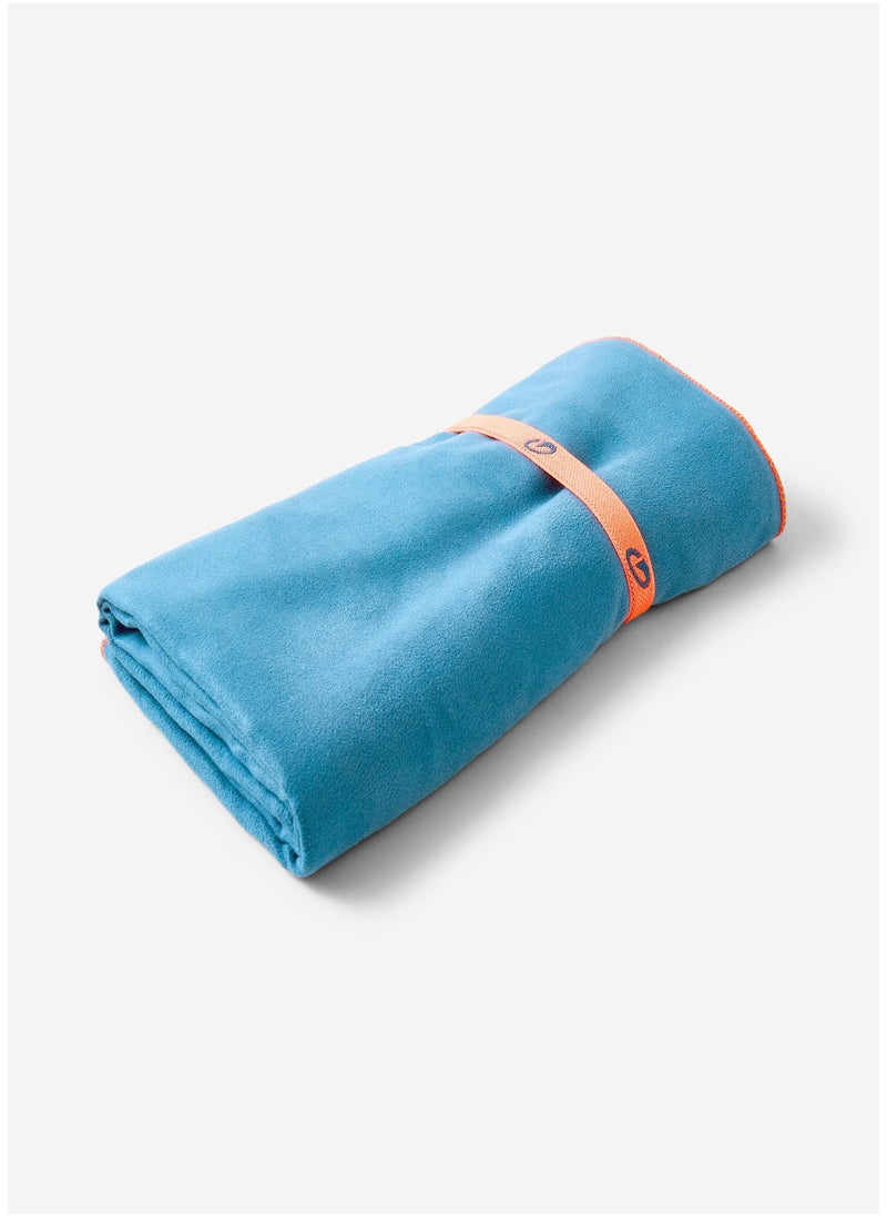 NABAIJI NABAIJI by DECATHLON, Microfibre Towel L 85x160 cm Soft & Absorbent Dark Blue  - Image 2