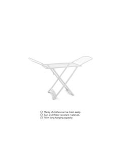 El Helal & Golden Star White rattan laundry dryer, Crescent and Golden Star 99423204  - Image 2