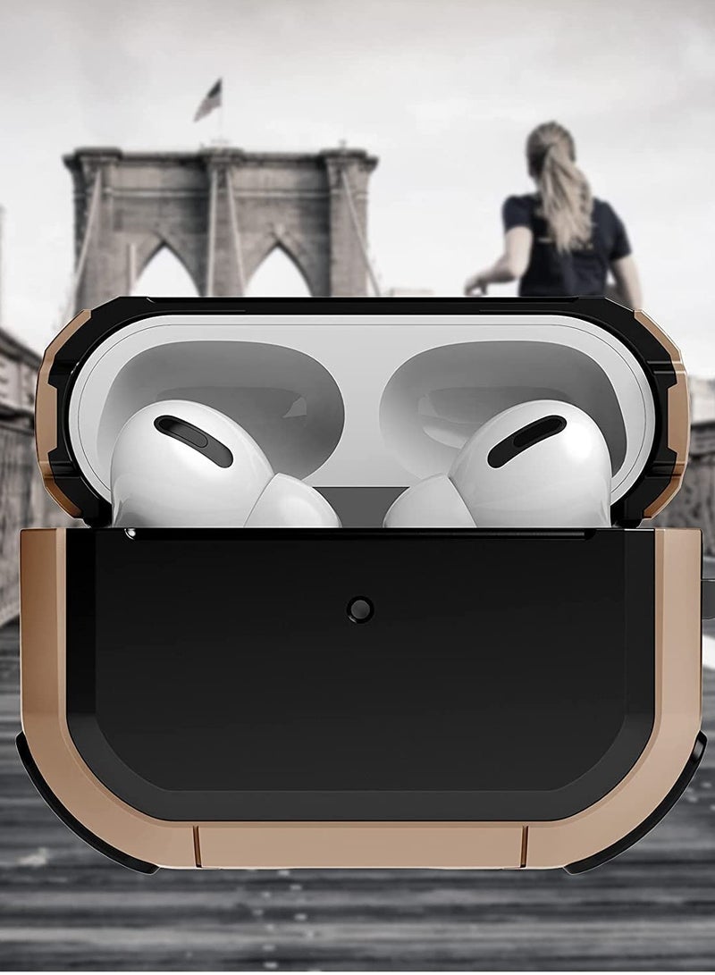 ELTRAZONE AirPods Pro Case Cover with Keychain Full Protective Shockproof Soft TPU Accessories Skin Compatible for Apple Airpods Pro Case for Women Men Girls Boys Front LED Visible - Image 4