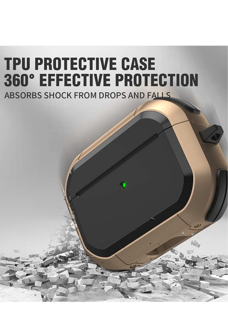 ELTRAZONE AirPods Pro Case Cover with Keychain Full Protective Shockproof Soft TPU Accessories Skin Compatible for Apple Airpods Pro Case for Women Men Girls Boys Front LED Visible - Image 3
