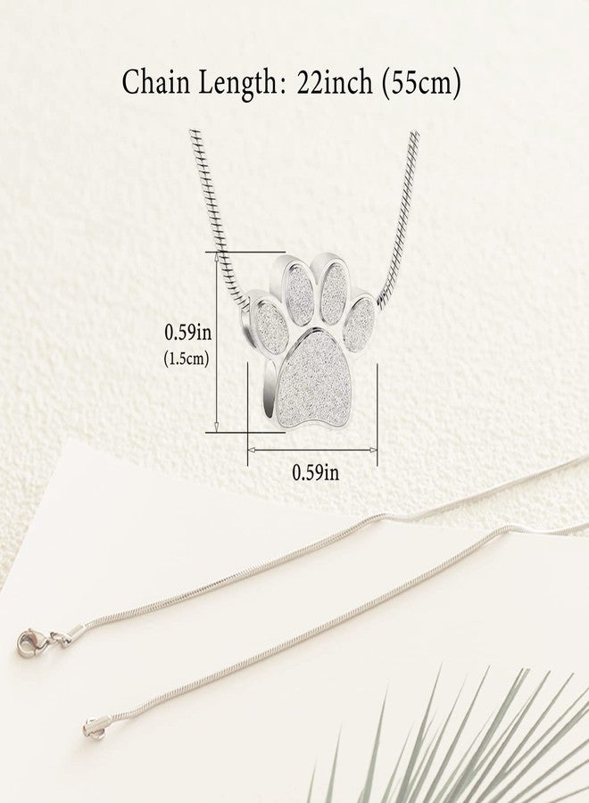 DAIFFUNE Cremation Necklace for Pet ashes Urn Necklace for Dog Cat Ashes Stainless Steel Cremation Jewelry Memorial Pet Ash Holder-Gold - Image 5