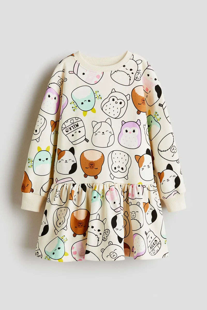 H&M Printed sweatshirt dress