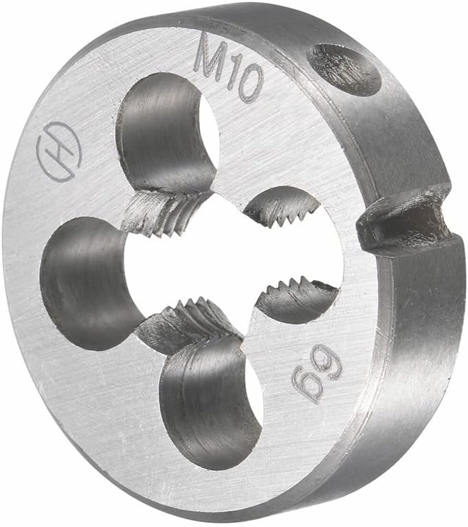 Mactoom 10mm x 1 HSS Metric Tap and Die Set Right Hand Thread,Tapping DIY Tool 3pcs (M10 x 1mm) - Image 4