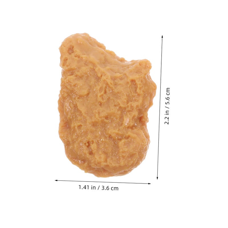 3Pcs Miniature Realistic Chicken Food Props For Kitchen Simulation And Party Decor - Image 3