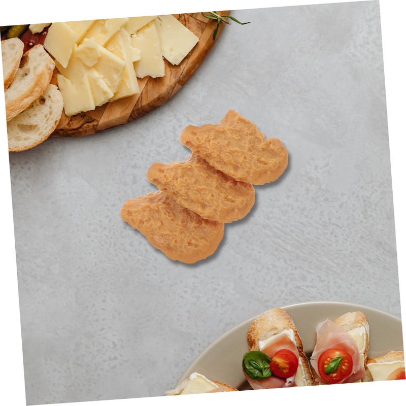 3Pcs Miniature Realistic Chicken Food Props For Kitchen Simulation And Party Decor - Image 5
