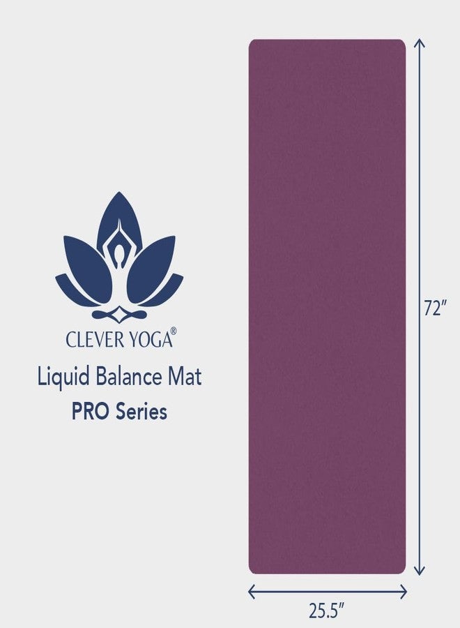 Clever Yoga Mat BetterGrip Eco-Friendly Recyclable Non-Slip and Durable TPE(6mm) - (Purple) - Image 4