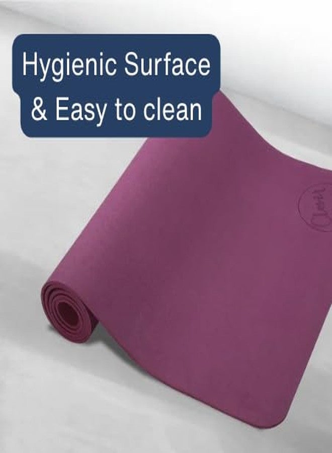 Clever Yoga Mat BetterGrip Eco-Friendly Recyclable Non-Slip and Durable TPE(6mm) - (Purple) - Image 3