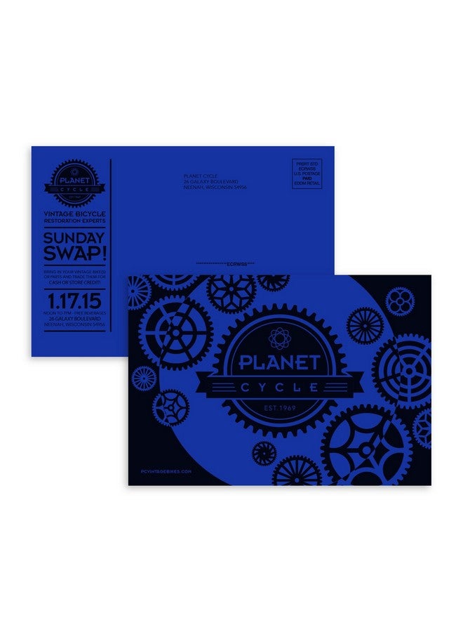 نينا بطاقة Astrobrights Laser Inkjet للطباعة متعددة الأغراض قابلة للطباعة باللون الأزرق 65 رطل - Image 4