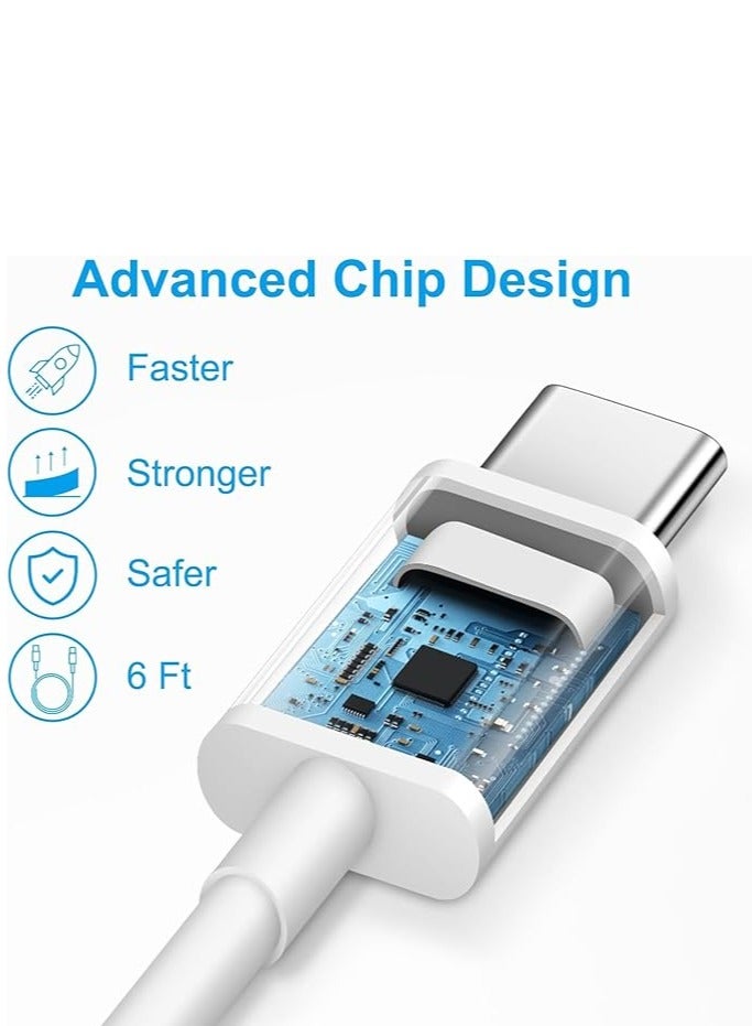 ION 25W Powerful iPhone Wall Charger with Type-C Port, Comes with 1M Type-C Charging Cable with Up to 60W Transfer Power for Charging and Data Transfer, Compatible with (iPhone, Samsung, Huawei, Xiaomi) and Other Devices - Image 3