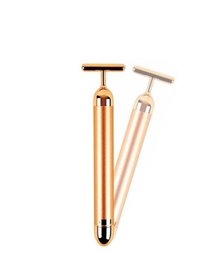 Loquat 24K Plated Facial Massager Gold - Image 4