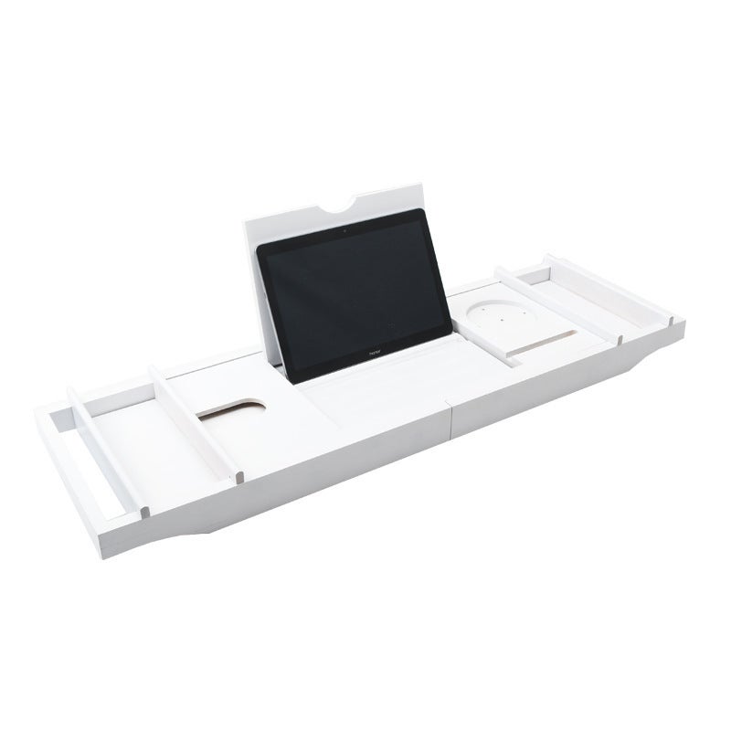 Bathtub Rack Multi-Function Retractable Storage Rack Bathroom Bath Flat Mobile Phone Bracket Bathroom Bathtub Bath Bucket Bracket - Image 5